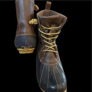 Real leather bean boots/ duck boots